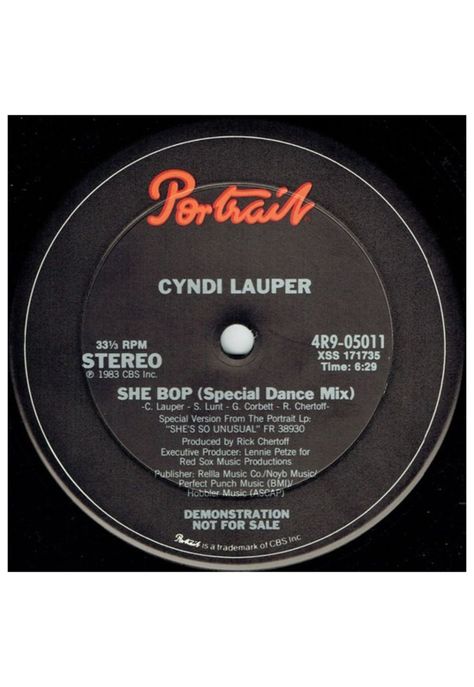 CYNDI LAUPER - SHE BOP (PROMO) | 12" MAXI SINGLE VINILO USADO-2
