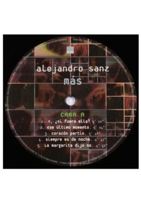 ALEJANDRO SANZ - MAS (LP+CD) | VINILO-2
