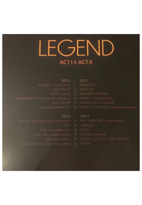 JOHN LEGEND - LEGEND ACT1 - ACT 2 (2LP) | VINILO-1