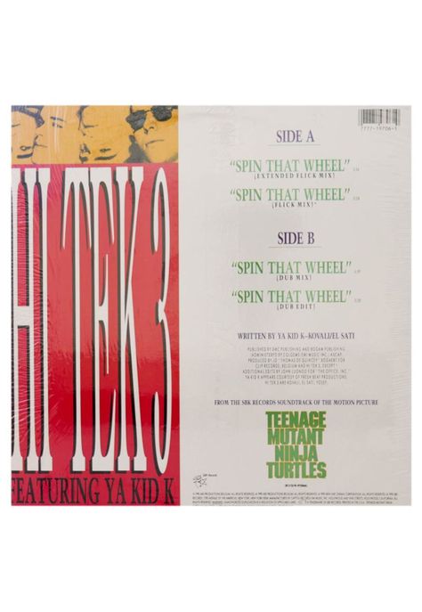 HI TEK 3 - SPIN THAT WHEEL (EXTENDED) | 12" MAXI SINGLE USADO-1