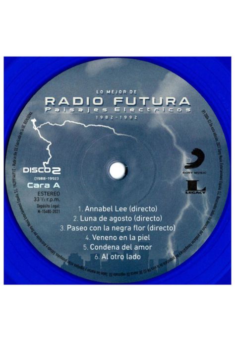 RADIO FUTURA - PAISAJES ELECTRICOS (BLUE VINYL) | VINILO-4