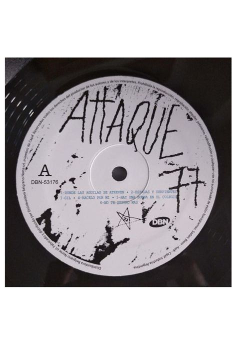ATTAQUE 77 - 89/92 |  VINILO-2