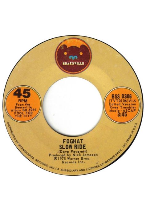 FOGHAT - SLOW RIDE | 7" SINGLE VINILO USADO-0