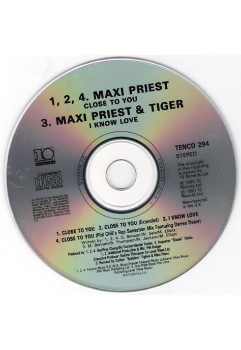 MAXI PRIEST - CLOSE TO YOU | CD SINGLE USADO-2