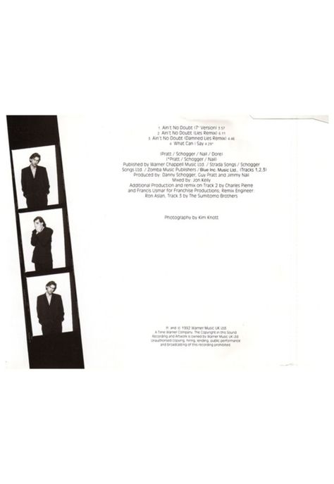 JIMMY NAIL - AIN'T NO DOUBT | CD SINGLE USADO-1