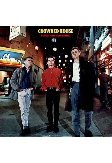 CROWDED HOUSE - SOMETHING SO STRONG | 7" SINGLE VINILO USADO-0
