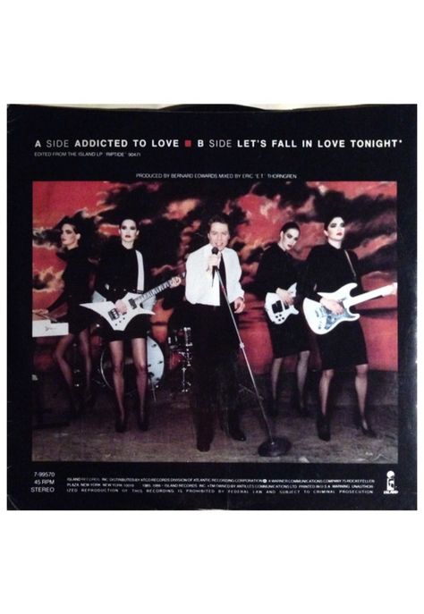 ROBERT PALMER - ADDICTED TO LOVE | 7" SINGLE VINILO USADO-1