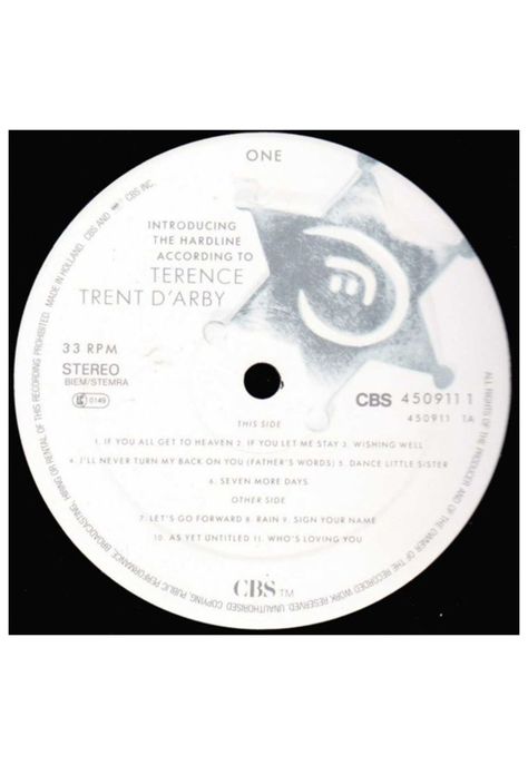 TERENCE TREN DÁRBY - INTRODUCING THE HARDLINE ACCORDING TO | VINILO USADO-2