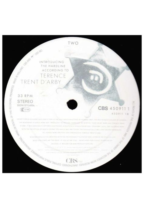 TERENCE TREN DÁRBY - INTRODUCING THE HARDLINE ACCORDING TO | VINILO USADO-3