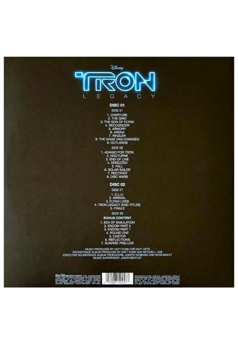 TRON LEGACY (DAFT PUNK) - O.S.T. (2LP) | VINILO-1
