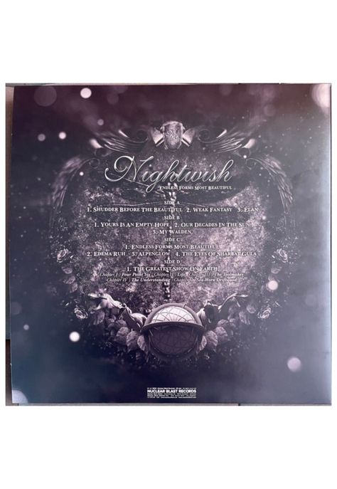 NIGHTWISH - ENDLESS FORMS MOST BEAUTIFUL (2LP) (CLEAR GOLD & BLACK VINYL) | VINILO-2