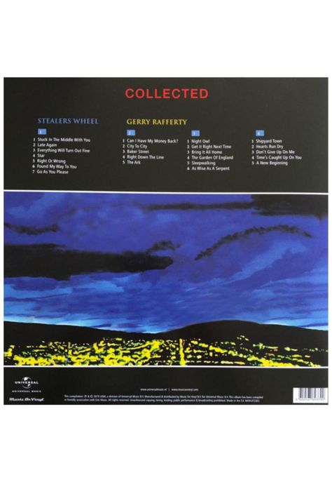 GERRY RAFFERTY AND STEALER - COLLECTED (2LP) | VINILO-1