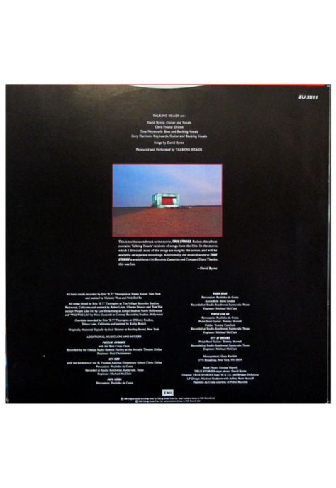 TALKING HEADS - TRUE STORIES  |  VINILO-3