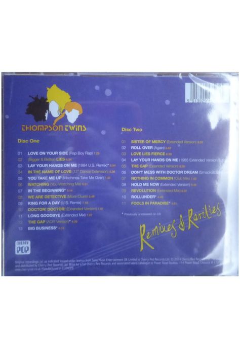 THOMPSON TWINS - REMIXES & RARITIES (2CD) | CD-1