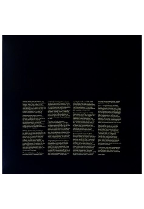 DEPECHE MODE - CONSTRUCTION TIME AGAIN | VINILO-3