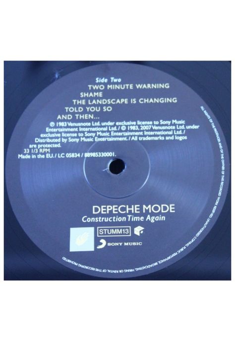 DEPECHE MODE - CONSTRUCTION TIME AGAIN | VINILO-4