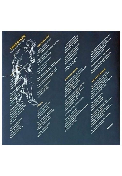DEPECHE MODE - CONSTRUCTION TIME AGAIN | VINILO-6