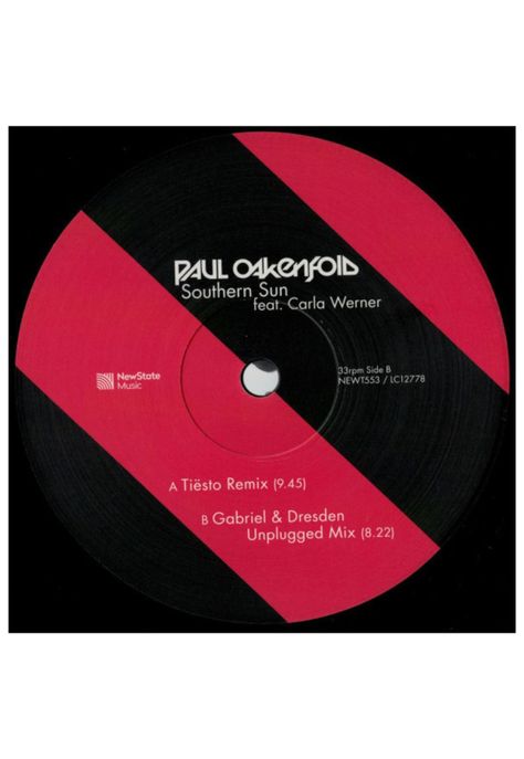 PAUL OAKENFOLD - SOUTHERN SUN REMIXES | 12" MAXI SINGLE VINILO-3