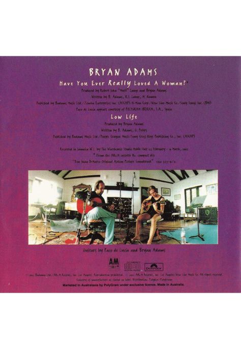 Bryan Adams  - HAVE YOU EVER REALLY LOVED A WOMAN | CD SINGLE USADO-2