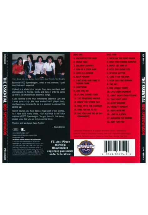 REO SPEEDWAGON - ESSENTIAL (2CD) | CD-1