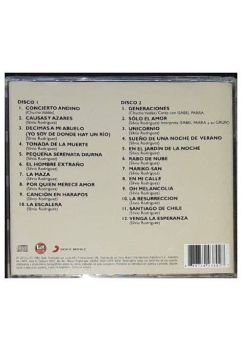 SILVIO RODRIGUEZ - SILVIO RODRIGUEZ EN CHILE (2CD) | CD-1
