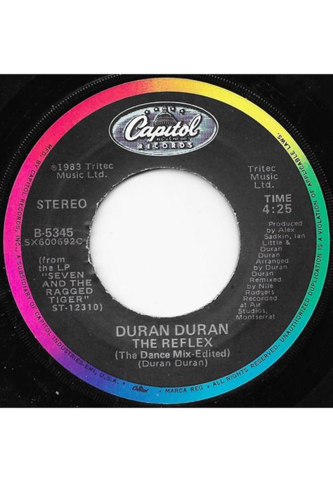 DURAN DURAN - THE REFLEX (LTD EDITION POSTER SLEEVE) | 7" SINGLE VINILO USADO-2