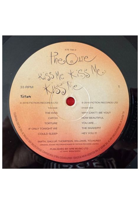 CURE - KISS ME, KISS ME, KISS ME (180Grs EDITION) (2LP) | VINILO-2