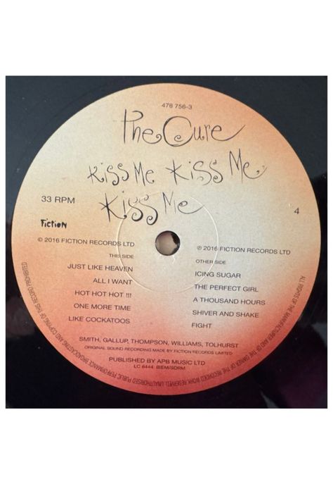 CURE - KISS ME, KISS ME, KISS ME (180Grs EDITION) (2LP) | VINILO-5