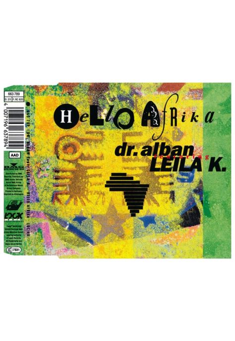 DR. ALBAN feat. LEILA K - HELLO AFRIKA | CD SINGLE USADO-0