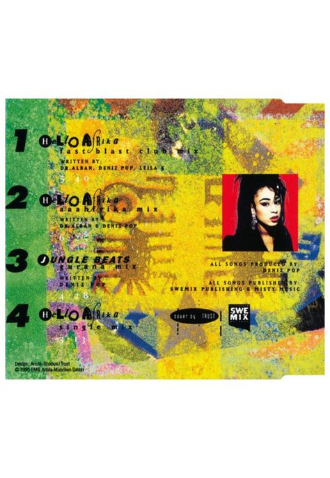 DR. ALBAN feat. LEILA K - HELLO AFRIKA | CD SINGLE USADO-1