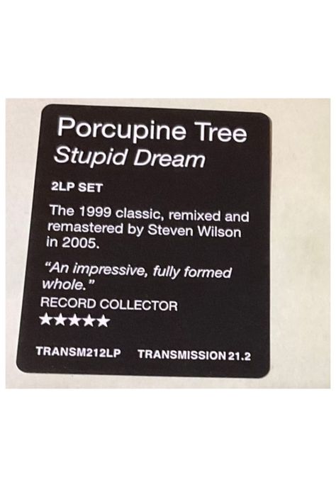 PORCUPINE TREE - STUPID DREAM (2LP) | VINILO-2