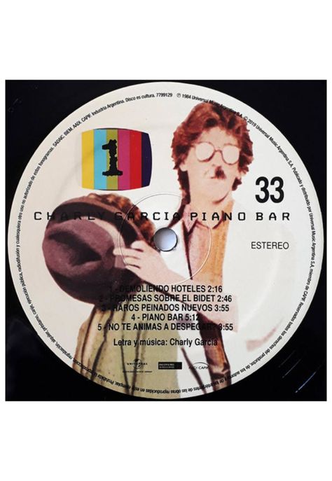 CHARLY GARCIA - PIANO BAR  |  VINILO-4