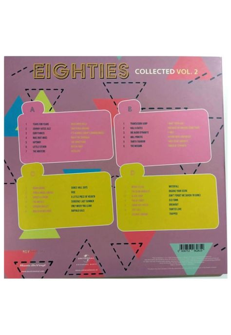 EIGHTIES COLLECTED 2 - VARIOUS ARTIST (2LP) | VINILO-1