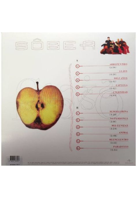 SOBER - PARADYSSO (20 ANIVERSARIO) (RED VINYL) | VINILO-1