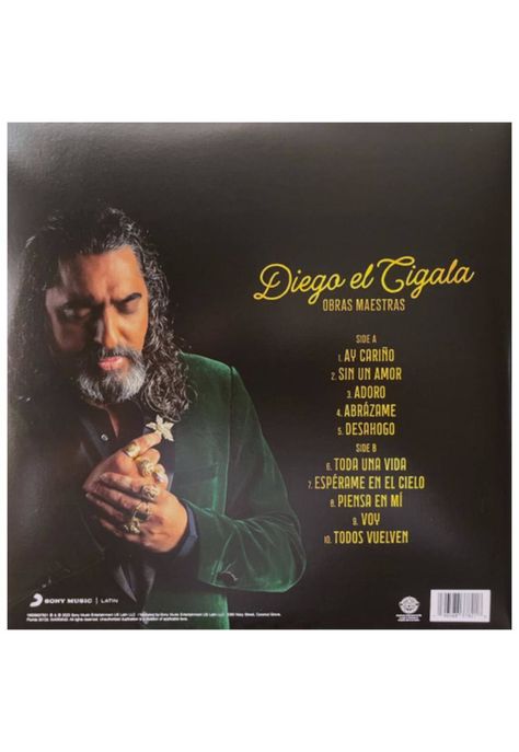 DIEGO EL CIGALA - OBRAS MAESTRAS (GOLD VINYL) | VINILO-1