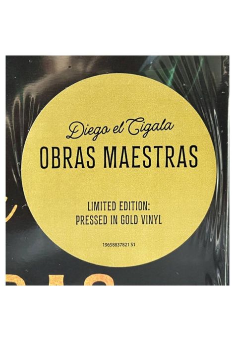 DIEGO EL CIGALA - OBRAS MAESTRAS (GOLD VINYL) | VINILO-3