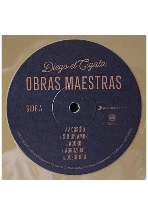 DIEGO EL CIGALA - OBRAS MAESTRAS (GOLD VINYL) | VINILO-4
