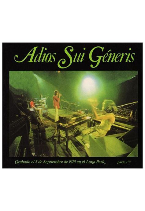 SUI GENERIS - ADIOS SUI GENERIS 1 (DIGIPACK) | CD-0