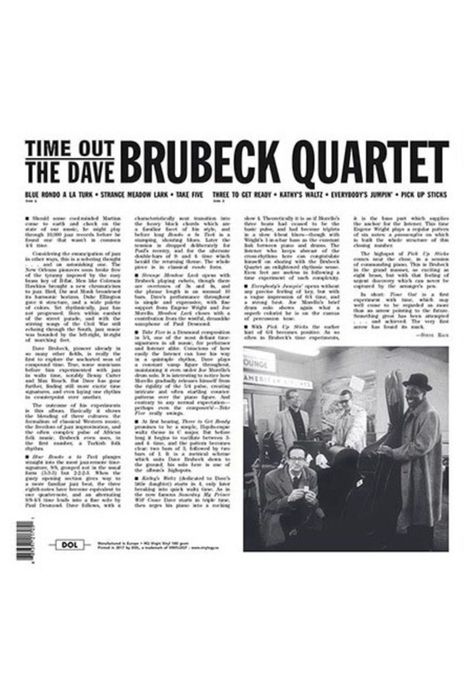 DAVE BRUBECK QUARTET - TIME OUT | VINILO-1