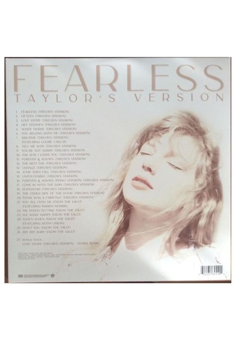 TAYLOR SWIFT - FEARLESS (TAYLOR'S VERSION GOLD) (3LP) | VINILO-1
