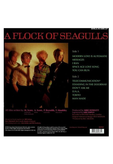 A FLOCK OF SEAGULLS - A FLOCK OF SEAGULLS (ORANGE VINYL) |  VINILO-1