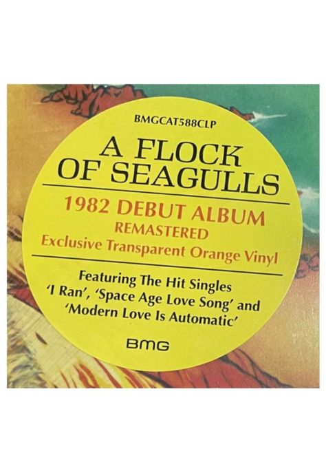 A FLOCK OF SEAGULLS - A FLOCK OF SEAGULLS (ORANGE VINYL) |  VINILO-3
