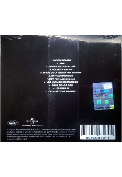 EROS RAMAZZOTTI - LATIDO INFINITO | CD-1