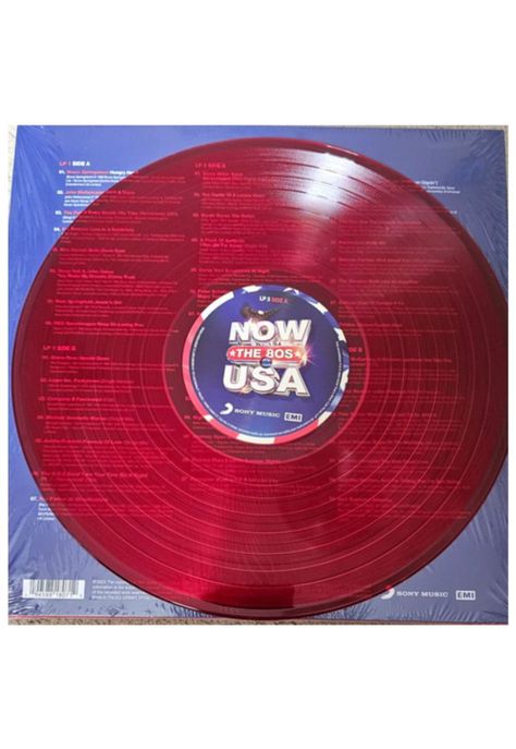 NOW USA THE 80S (3LP) - VARIOUS (RED/WHITE & BLUE VINYL)-4