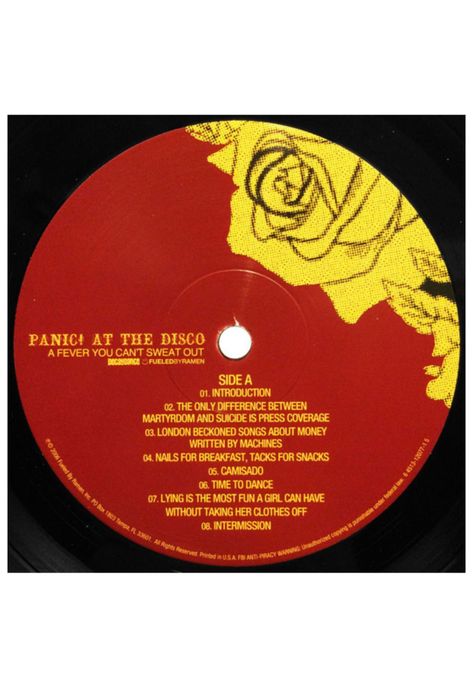 PANIC AT THE DISCO -  A FEVER YOU CAN'T SWEAT OUT | VINILO-4