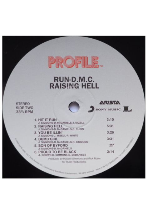 RUN-DMC - RAISING HELL | VINILO-3