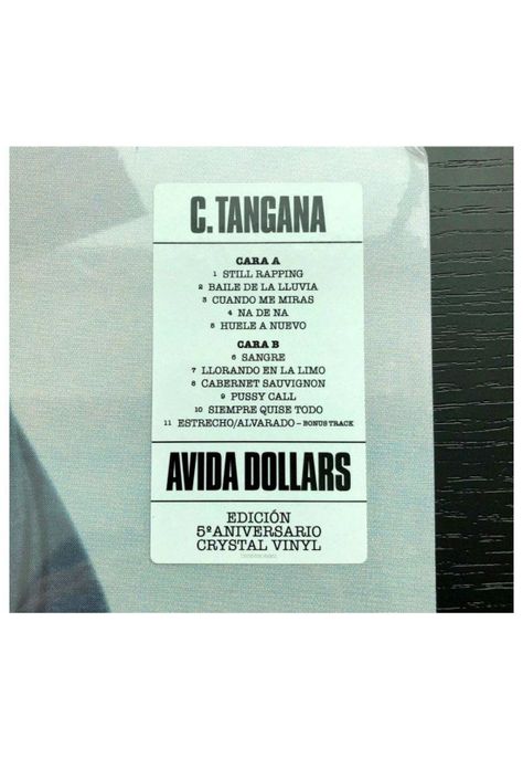C. TANGANA - AVIDA DOLLARS | VINILO-2