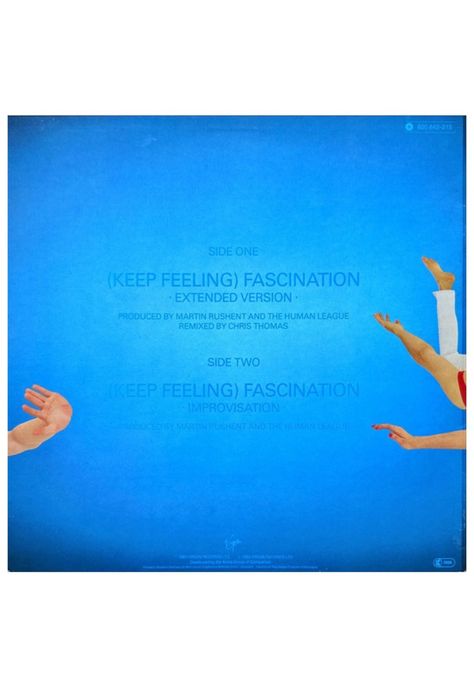 HUMAN LEAGUE - (KEEP FEELING) FASCINATION | 12" MAXI SINGLE VINILO USADO-1