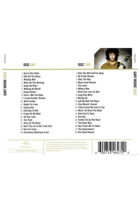 GARY MOORE - GOLD (2CD) | CD-1