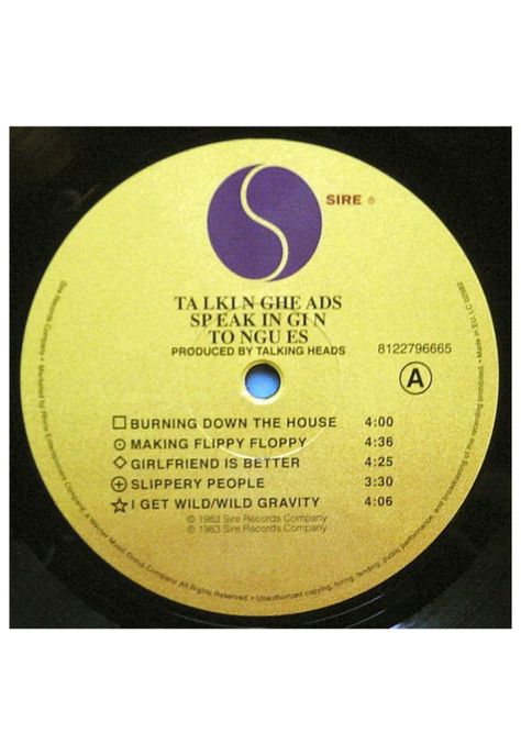 TALKING HEADS - SPEAKING IN TONGUES | VINILO-2